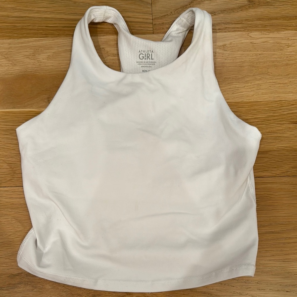 Athleta White Tank Top